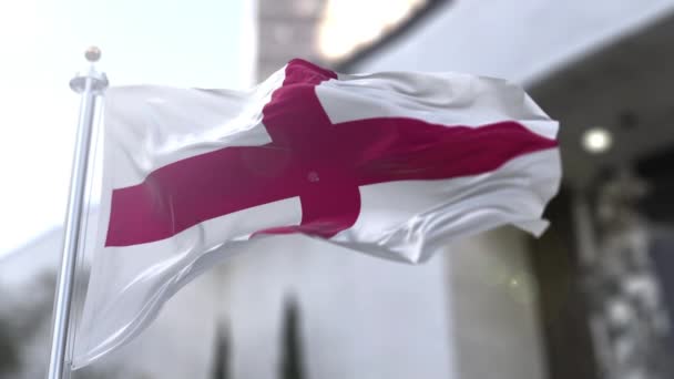 Bandeira da Inglaterra — Vídeo de Stock