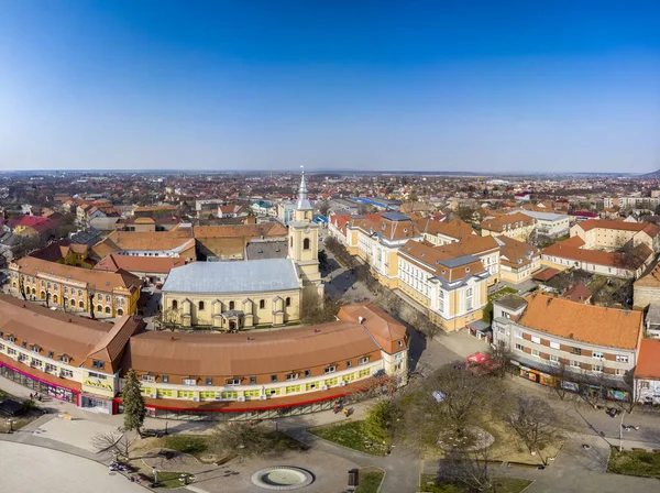 Day View Beregovo Central Square Ukraine — Stock Photo, Image