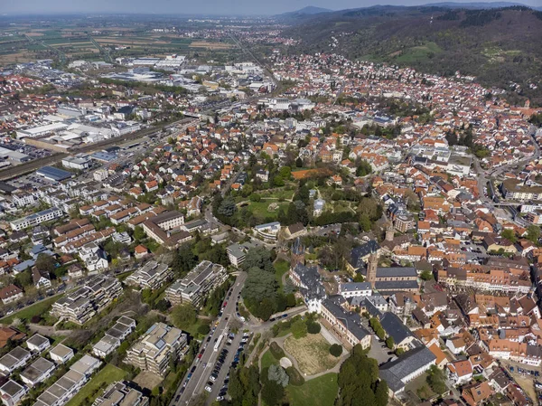 Smuk Flyvetur Fæstningen Parken Centrum Weinheim Tyskland - Stock-foto