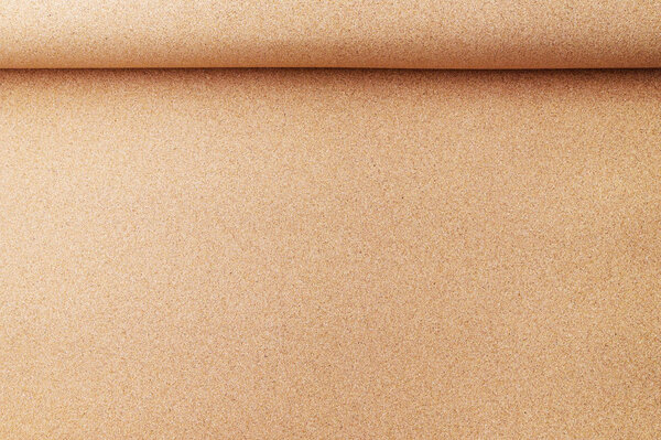 Old brown Paper Texture background with rolls on header, vintage and pastel tone.