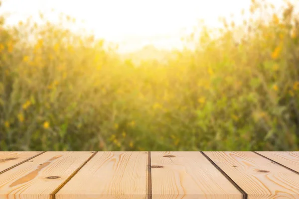 Ahşap tahta arka plan önünde boş bir tablo. Perspektif bro