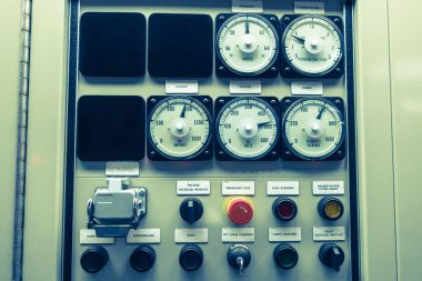 Bitki ve işlem contr üzerinde elektrik Şalt panel denetimi