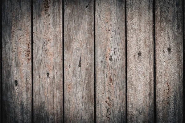 Rustikální zvětralé stodola staré dřevo pozadí s uzly a hřebík ho — Stock fotografie