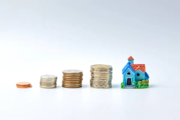 Emlak merdiveni, ipotek ve emlak yatırımı kavramı