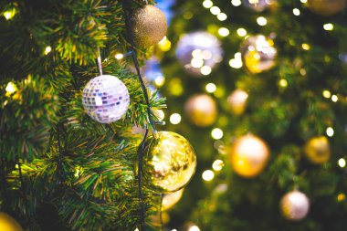 Portre ve altın ve gümüş önemsiz şey asılı seçici odak 