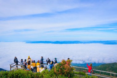 Chiang mai, Tayland - 29 Kasım 2017: turist gelenler unidentifie