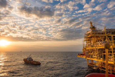 Offshore petrol ve gaz işleme platformu, petrol endüstrisi için 