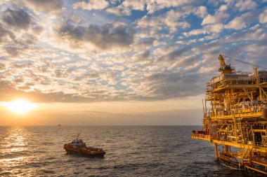 Offshore petrol ve gaz işleme platformu, petrol endüstrisi için 