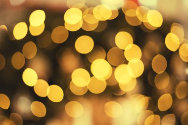 Altın soyut bokeh arka plan newyear için kutlamak 