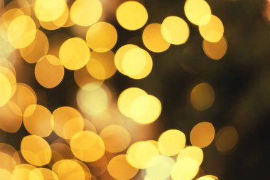 Altın soyut bokeh arka plan newyear için kutlamak 