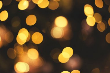 Altın soyut odak bokeh arka plan newyear için kutlamak