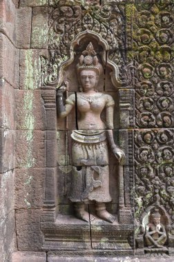 Vat Phou (Wat Phu) tapınağı Yıkılmış Khmer tapınağı kompleksi