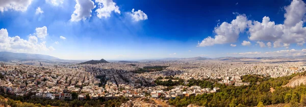 Panoramautsikt över Aten Grekland — Stockfoto
