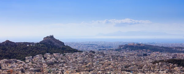 Panoramablick auf Athen griechenland — Stockfoto