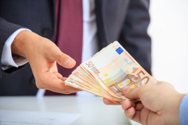 İşadamı alıcı para