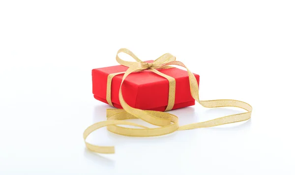 Gift box on white background — Stock Photo, Image