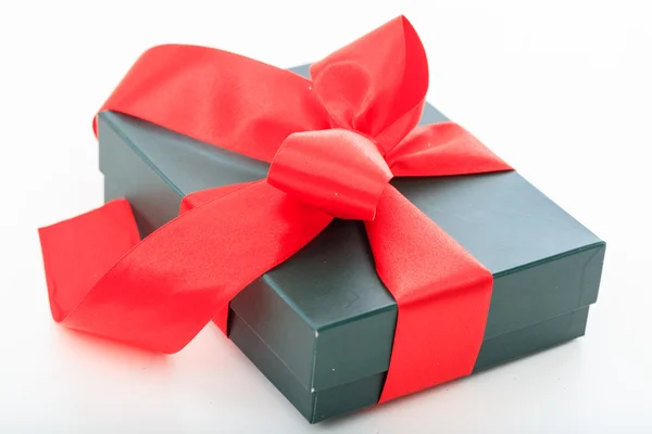 Gift box on white background — Stock Photo, Image