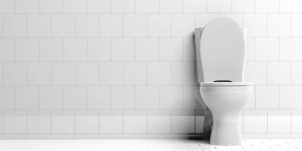 Tigela de toalete de renderização 3d — Fotografia de Stock