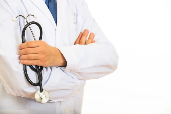 Doctor holding a stethoscope — Stock Photo, Image