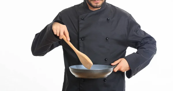 Chef aislado sobre fondo blanco — Foto de Stock