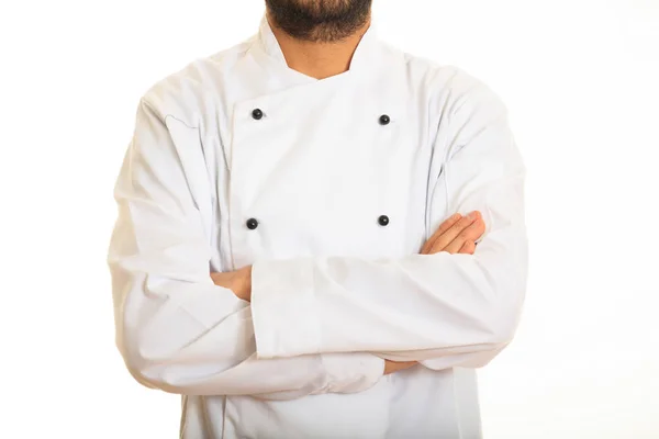 Chef isolated on white background — Stock Photo, Image