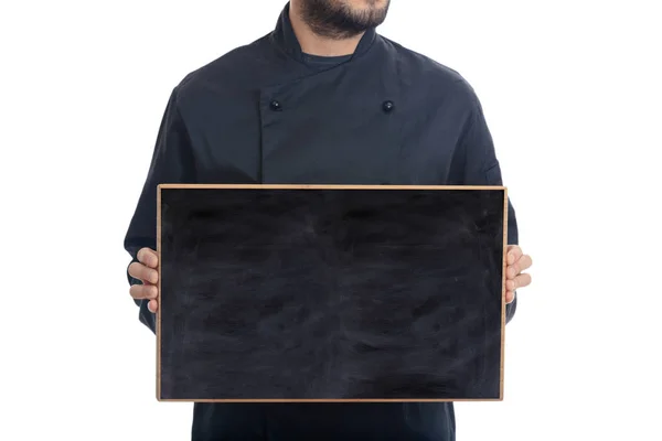 흰색 배경에 고립 된 요리사 — 스톡 사진