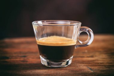 Şeffaf fincan espresso