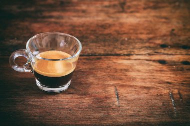 Şeffaf fincan espresso