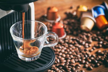 Espresso kahve ve makine