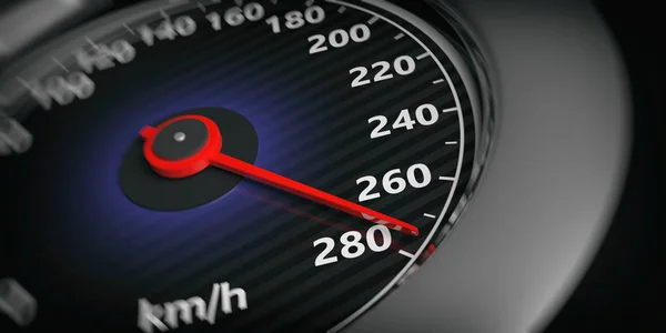 3d rendering car speedometer — Stock Photo, Image