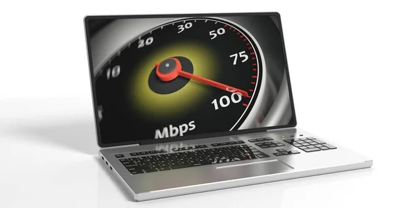 3d rendering internet speed concept — Stock Photo, Image