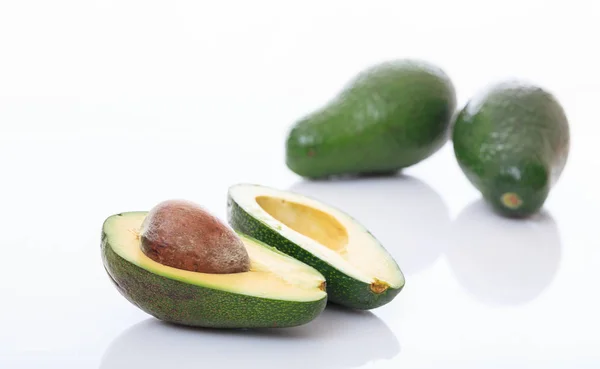 Avocados isolated on white background — Stock Photo, Image
