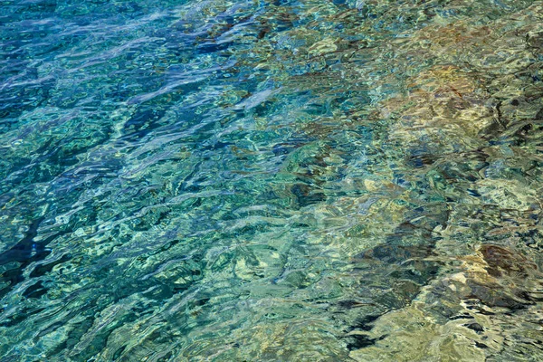 Djupblå havet bakgrund — Stockfoto