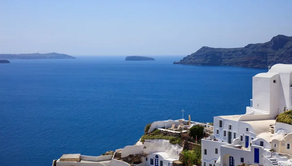 Isola di Santorini, Grecia - Caldera sul Mar Egeo — Foto Stock