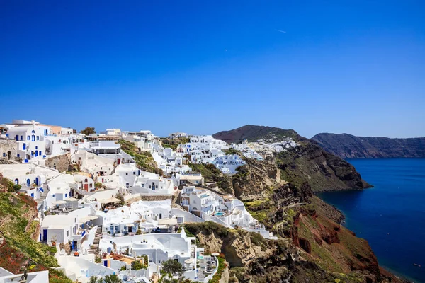 Isola di Santorini, Grecia - Caldera sul Mar Egeo — Foto Stock