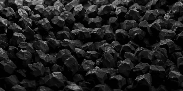 Fondo de piedras de mármol negro. ilustración 3d —  Fotos de Stock