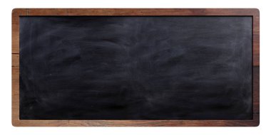 Yazı tahtası beyaz arka plan üzerinde oturum açın. 3D çizim