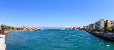 Yunanistan, Chalkida şehrin panoramik görünüm