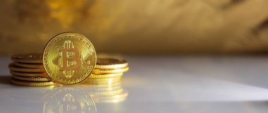 Bitcoins yığını ve yansımalar