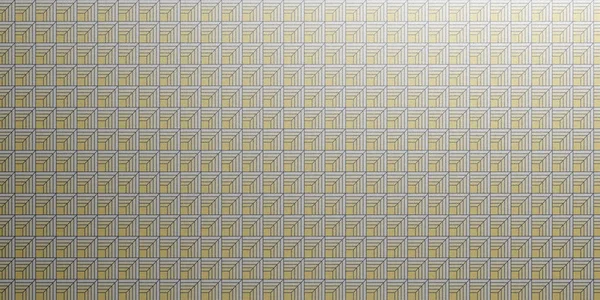 Patrón geométrico de fondo de pantalla en plata y color amarillo. Fondo sin costuras, textura brillante. ilustración 3d —  Fotos de Stock