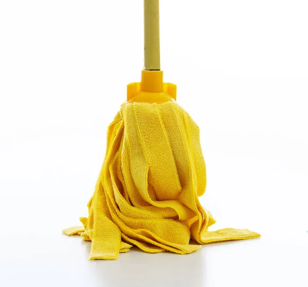 Cleaning floor mop isolated against white background. — 스톡 사진