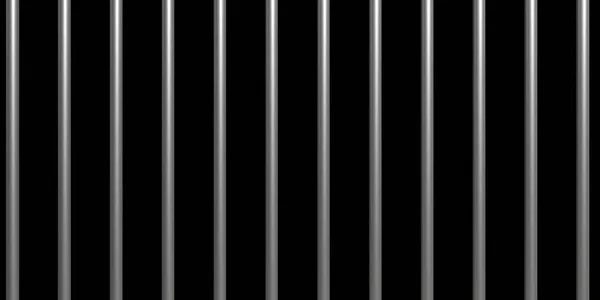 Barras Cárcel Sobre Fondo Negro Prisión Jaula Concepto Condena Ilustración —  Fotos de Stock