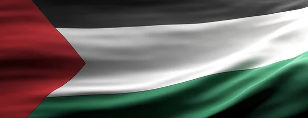 Παλαιστίνη Σύμβολο Υπογράψει Εθνική Σημαία Κυματίζει Υφή Φόντο Παλαιστινιακή Γλώσσα — Φωτογραφία Αρχείου