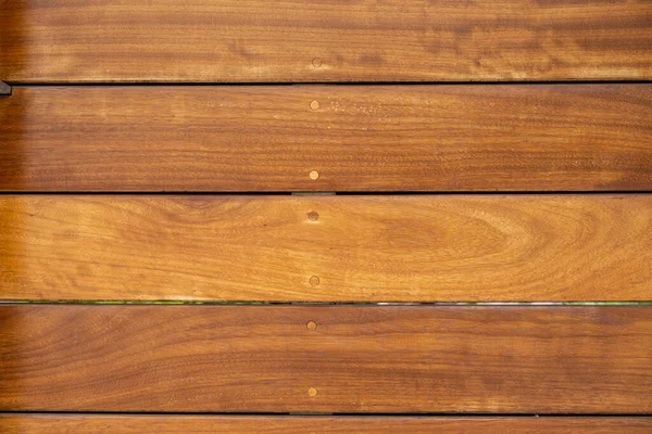 Drewniane Tło Drewniane Podłogi Zewnątrz Materiał Naturalny Kolor Deski Lakierem — Zdjęcie stockowe