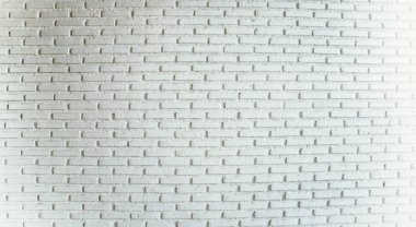 Beyaz boyalı eski tuğla kiremit duvar dokusu arkaplanı