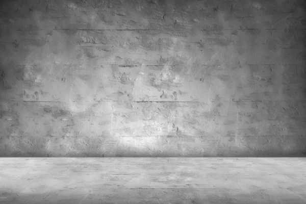Betonwand Hintergrund Szene Dark Empty Room Mit Zementboden Mit Platz — Stockfoto