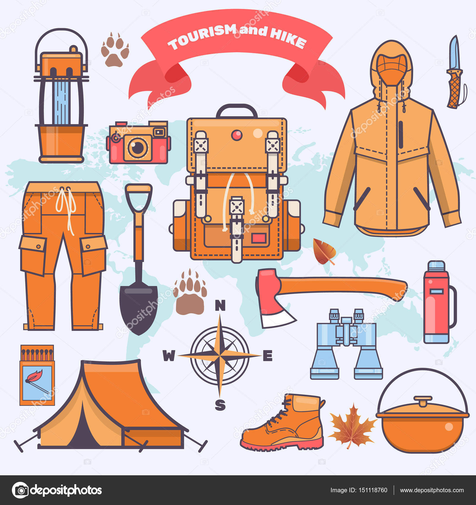 https://st3.depositphotos.com/8853526/15111/v/1600/depositphotos_151118760-stock-illustration-camping-and-hiking-equipment-and.jpg