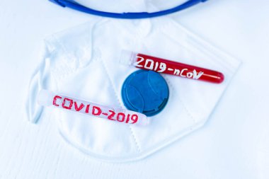 Coronavirus covid-19 virüsü tıbbi test tüpü, salgın aşısı