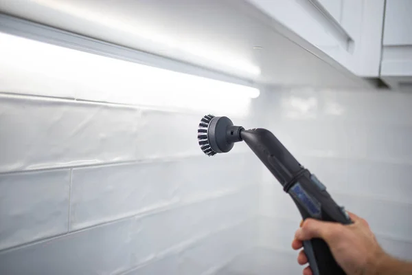 Cleaning Disinfection House Steam Cleaner — Stock Photo, Image