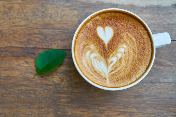Вкусный кофе латте — стоковое фото